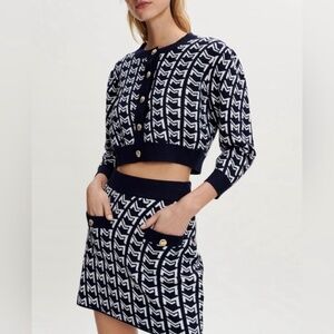MAJE MONOGRAM CARDIGAN